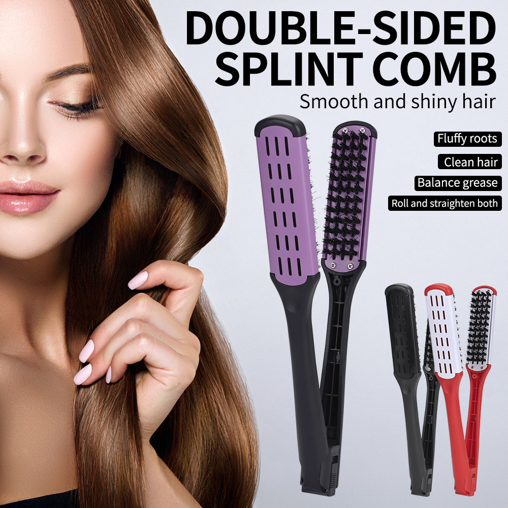 1-1 Double Sided Hair Splint Brush