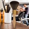 Custom Logo Soft Fashion Natural Wood Handle Brush Wide Hairbrush Sweeping Neck Face Duster Brush