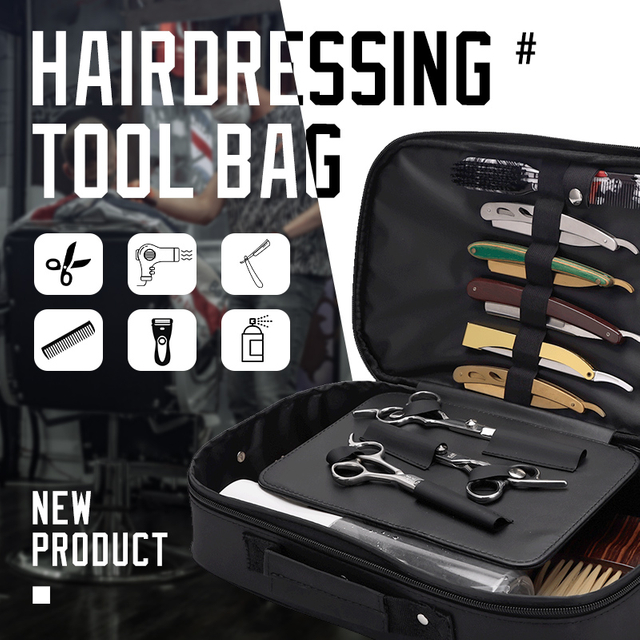 Wholesale Barber Scissors Bottle Travel Case Tools Salon Products Hairdressing Tools Storage Bag