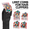 Salon Good Quality Hair Clipper Limit Comb Graffiti Hair Cutting Hair Guide Clipper Guard Comb