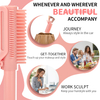 Professional Multi-purpose Convenient Hair Styling Tool Curling Hair Root Clips Roller Comb Curl Brush