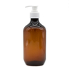 Eco-friendly Amber PET Plastic Shampoo Bottle