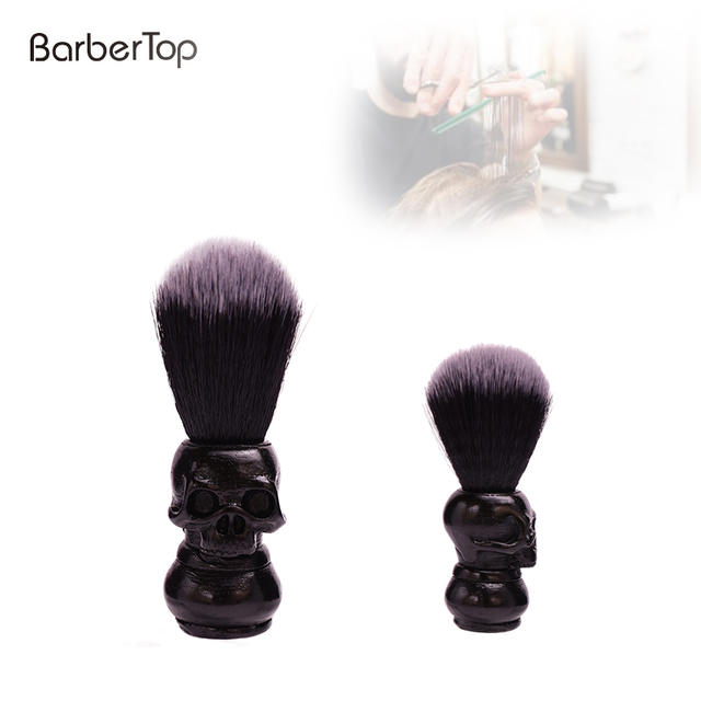 Skull Design Beard Brush