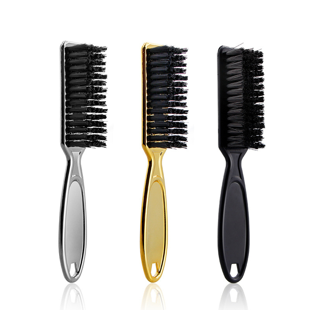 Plastic Handle Hairdressing Soft Hair Cleaning Brush