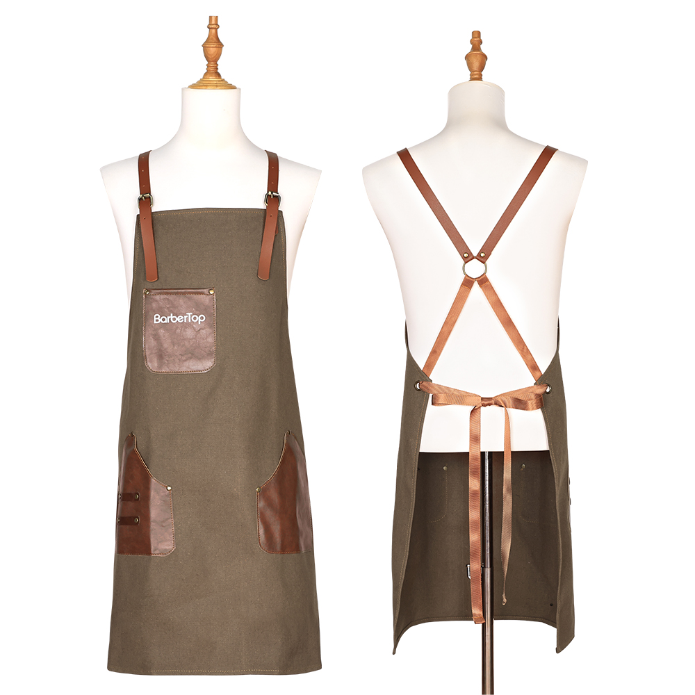Custom Barber Leather Apron