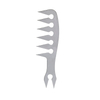 Electroplating Golden Beard Comb Salon Hair Tools Hairdresser Oil Hair Comb