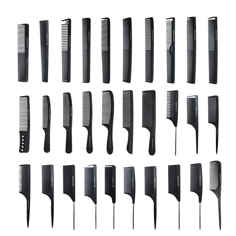 Custom Logo High Quality Black Straight Hair Combs