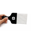 Professional Salon Use Black Metal African Afro Hair Comb For Hairdressing