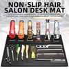 Barbershop Non-slip PU Mat High Quality Hairdressing Tools Display Magnetic Mat Barber