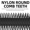 Professional Nylon Hairbrush Hair Salon Round Brush Wood Comb For Curling Styling
