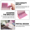Professional Pink Plastic Hair Tinting Brush Hair Dye Color Dye Comb Brush 3Pcs Sets