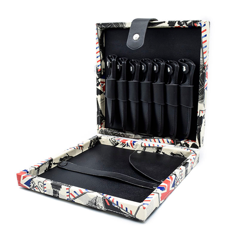 Blue Cloth Customized Nylon Hair Equipment Salon Tool Scissors Bag High Class Hairdressing Products for Barber Shop