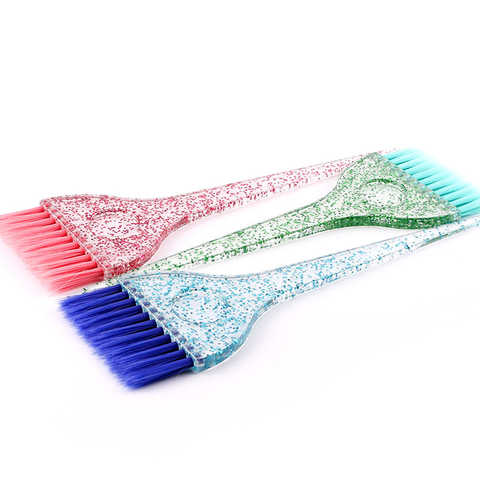 Salon Hair Dye Brushes Glitter Tint Dye Hair Brush Fluffy Comb Barber Dye Hair Fashion Hairstyle Design Tool