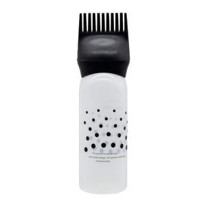 Wholesale Plastic Oil Comb Bottles Hair Color Dye Bottle Shampoo Dispensing Bottle for Salon in 3 Colors