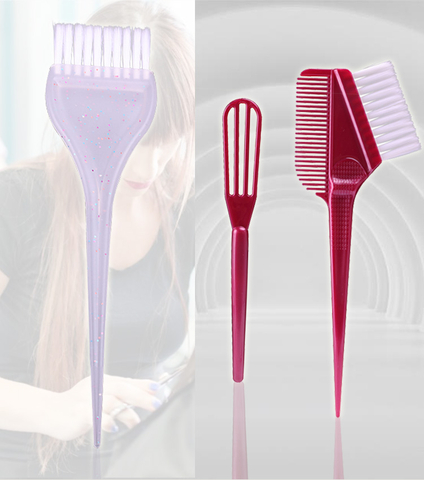 Professional 4PCS hairdresser Dye Brush Tint Hair Dye Set with Bag Styling Tool Easy Hair Color Home Tools
