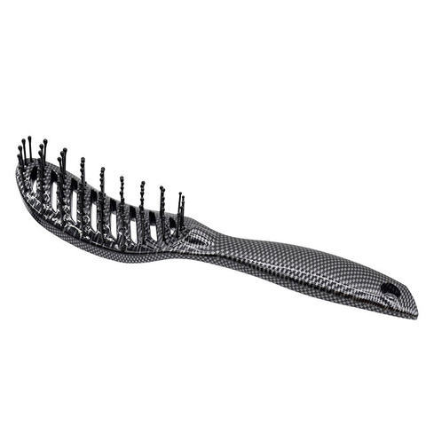 Black Rubber Brush Paddle Brush
