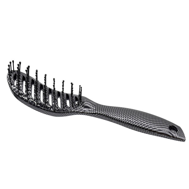 Black Rubber Brush Paddle Brush