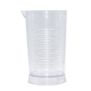 100ML Transparent Measuring Cup Hair Salon Hair Dye Measuring Cup with Guide Mouth Liquid Measuring Tool