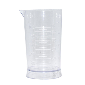 100ML Transparent Measuring Cup Hair Salon Hair Dye Measuring Cup with Guide Mouth Liquid Measuring Tool