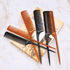 3 PCS Orange Straight Hair Combs Salon Styling Comb Barber Hair Cutting Combs Set