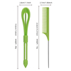 Professional Barber Shop Green Hair Color Mixing Whisk With Tinting Brush Salon Tools Set