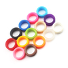 10pcs hair scissors finger ring silicone haircut scissor ring salon barber Cutting Shear accessory styling tools