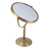 Mirror Vanity Magnifying Side Golden Table Double Magnification 3X Stand Swivel Home Two Bathroom Shaving Beauty Vintage