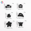 1PC Korean Black Large Hair Claws Elegant Acrylic Hairpins Barrette Crab Hair Clips Headwear For Women Girls Hair Accessories