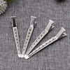 Hair Clips Hairdressing Duck Alligator Clips Stainless Steel Salon Tool Hair Sectioning Clip 10PCS 8.7cm Silver New Portable