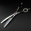professional Japan 440c 7 '' Color pet dog grooming Curved hair scissors dog barber haircut thinning shears Hairdresser scissors