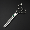 Professional Japan 440c steel 6 '' scissor Green gem hair scissors haircut thinning barber cutting shears hairdressing scissors