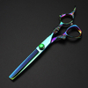 Customize logo JP 440c steel 6 inch green dragon hair scissors haircut thinning barber cutting shears Hairdressing scissors