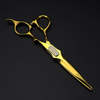Professional JP 440c steel 6 '' Upscale scissor Gold hair scissors haircut thinning barber cutting shears hairdressing scissors