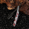 Colourful Professional Manual Shaver Straight Edge Stainless Steel Sharp Barber Razor Folding Shaving Beard Cutter Gift 4 Color