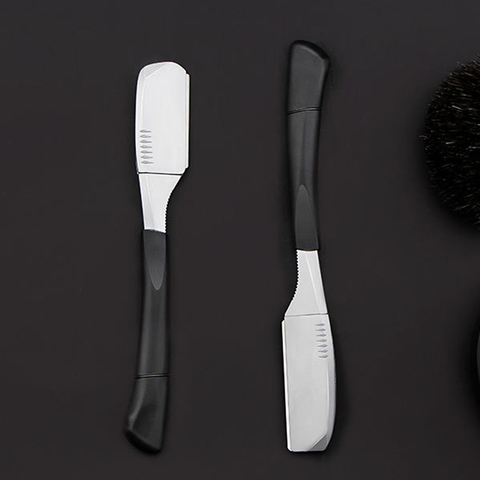 Straight Edge Barber Razor Stable Haircut Beard Eyebrow Shaving Tool Manual Depilation Razor Hairdresser Trimming Gift