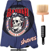 Men Salon Hairdressing Cape with Neck Duster Brush Set Hairstylist Apron Hair Cutting Accessories