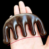 Wood Therapy Massage Comb Head Face Scalp Gua Sha Massager Natural Facial Sandalwood Wide Tooth Guasha Scraping Body Massage