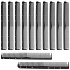 12 Pieces Carbon Fine Cutting Comb Carbon Fiber Salon Hairdressing Comb Hairdressing Comb Heat Resistant Barber Comb (Black)