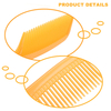 Plastic Round Long Handle Comb 
