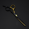 professional JP 440c steel 6 inch black gold hair cutting scissors haircut thinning barber cut shears tools Hairdresser scissors