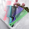 Hairdress Comb Heat Resistant Woman Wet Hook Curly Hair Brushes Pro Salon Dyeing Styling Tools Coarse Wide Spikes Tooth