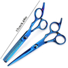 6 inch Professional Tooth Scissors Flat Scissors for Barbers and Hairdressers Special Fine Scissors for Thinning Haircuts