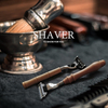 Safety Razor Premium Wet Shaving Classic Manual Shavers Wood handle replaceable head shaver three-layer stainless steel manual