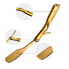 9 Color Men Shaving Barber Tools Hair Razor Zinc Alloy Folding Shaver Barbearia Knife Stainless Steel Straight razor Holder gift