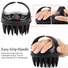 Silicone Scalp Massager Hair Shampoo Brush and Scalp Exfoliator Head Massager Shower Hair Brush