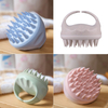 Wheat Straw Silicone Hair Brush Shampoo Brush Scalp Massager Comb Head Body Massage Scrubber