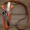 Handmade Leather Stylist Hip Bag Leather Holster Shears Belt Pouch Barber Hip Bag Leather Scissor Case Bag