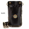 Leather Hair Scissor Holster Hairdressing Hair Cutting Bag