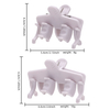 Salon Hairstyle Heat Resistant Clips Easy Use Curly Lightning Hair Perm Hairpins 