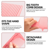 Men's Cutting Comb Daily Men's Styling Curved Edge Salon Positioning Comb Hair Cutting Comb